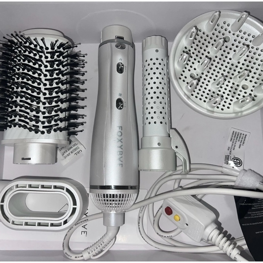 Silver Hair Styling Tool Set